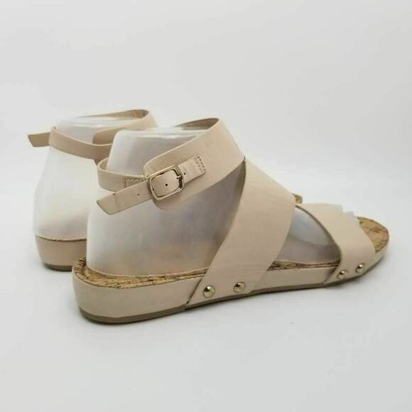 Restricted Womens Ankle Strap Buckle Flat Sandals Beige Size 8.5 - Picture 9 of 12